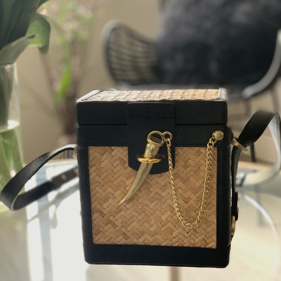 Sancia Handbags - Sancia L'echelle Rattan Box Bag - Sold out